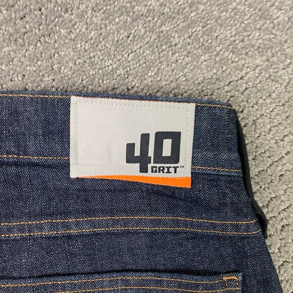 40 Grit by Duluth Trading Jeans Men's 34 x 30 Fits 35 x 31 Standard Fit Blue co - Picture 7 of 16